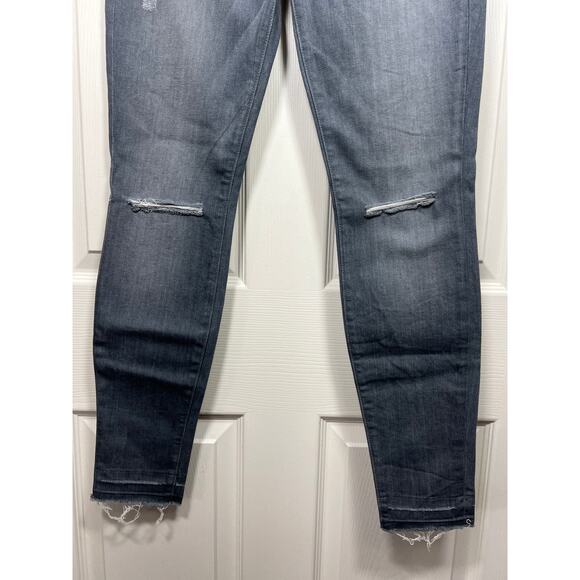 Current Elliott Stiletto Jeans Rig Destroy Release Hem Denim Gray Women's 26 - Picture 4 of 9
